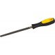 Напильник STAYER 16603-15-1 "PROFI" трехгранный, с двухкомпонентной рукояткой, № 1, 150мм 